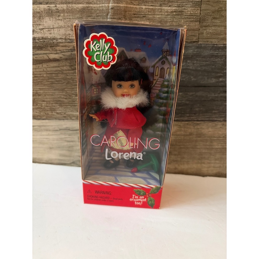 Mattel Kelly Club Caroling Lorena Doll Christmas Ornament 2001 Vintage 55908